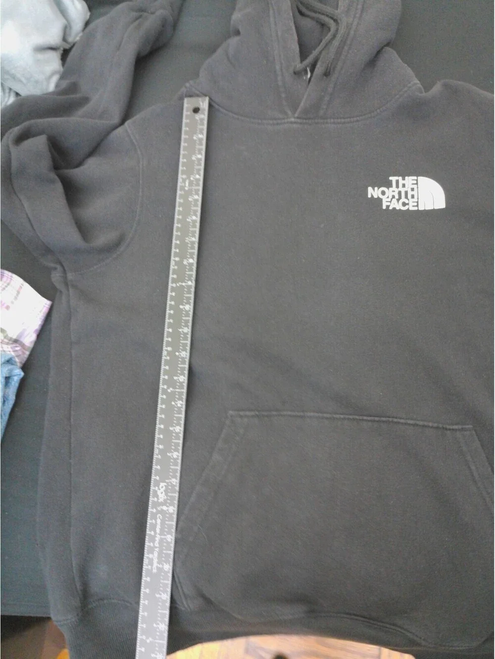 The North Face Mens Hoodie S Black Box Logo Never Stop Exploring Sweatshirt
